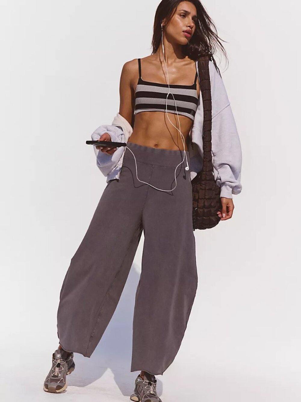 Free People Hot Shot Easy Pant Vintage Black xs s